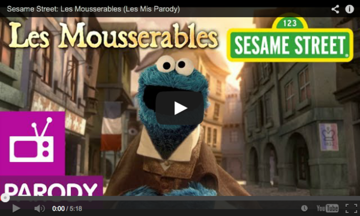 Cookie Monster Les Miserables Video