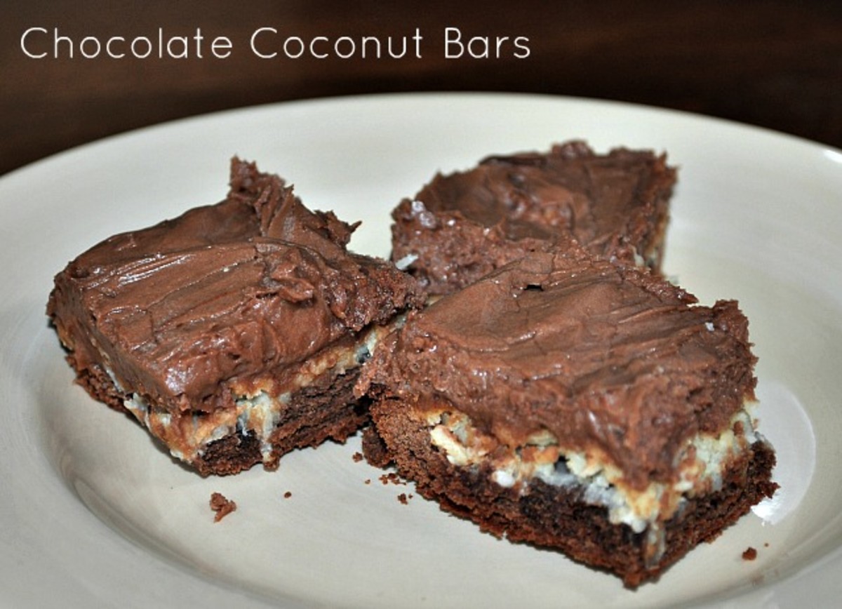 Yummy Chocolate Coconut Bars