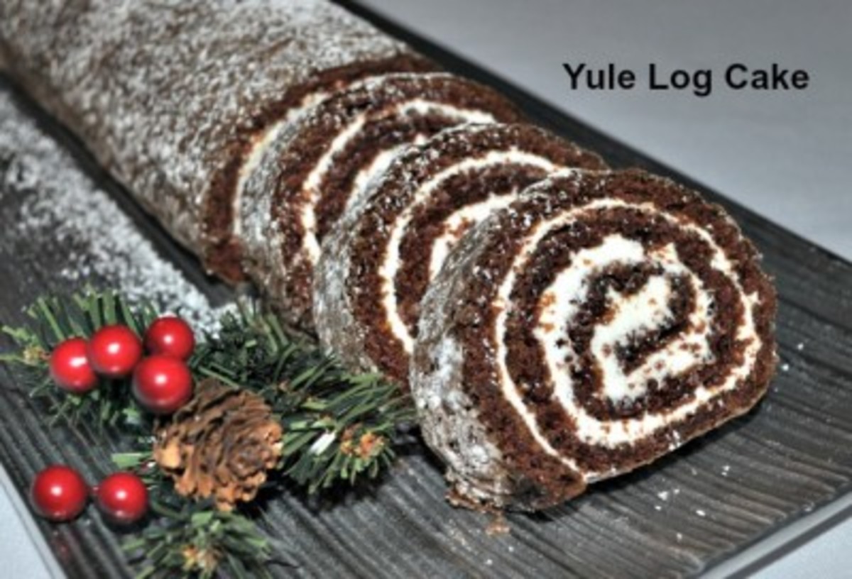 How many calories can you burn eating Amy's Yuel Log cake?