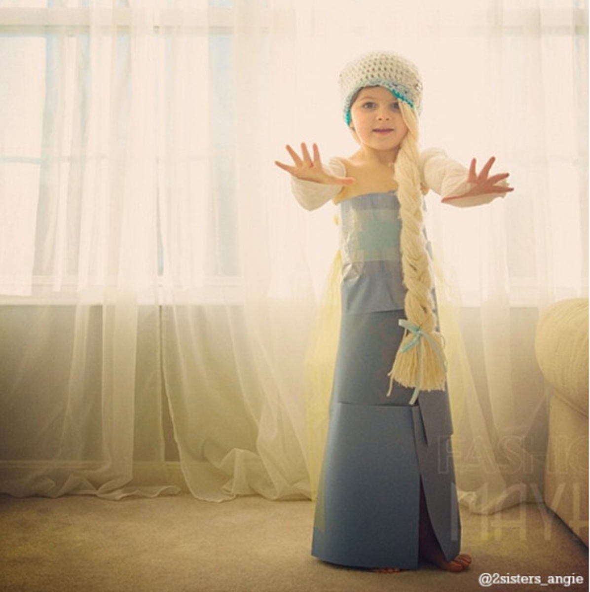 This 4-Year-Old Makes Runway-Worthy Paper Dresses With Her Mom www.TodaysMama.com #Mayhem