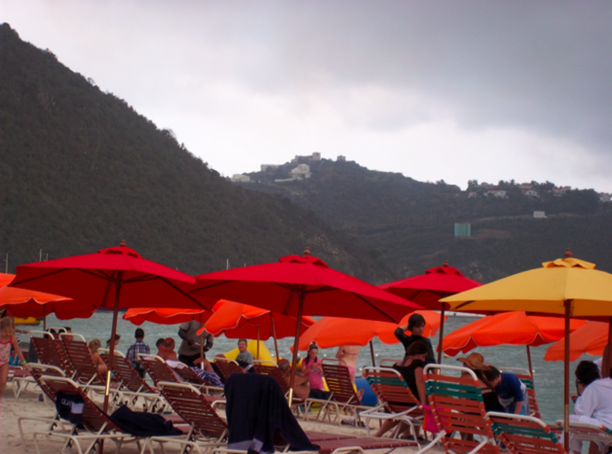 Can't resist snaps of the bright umbrellas!
