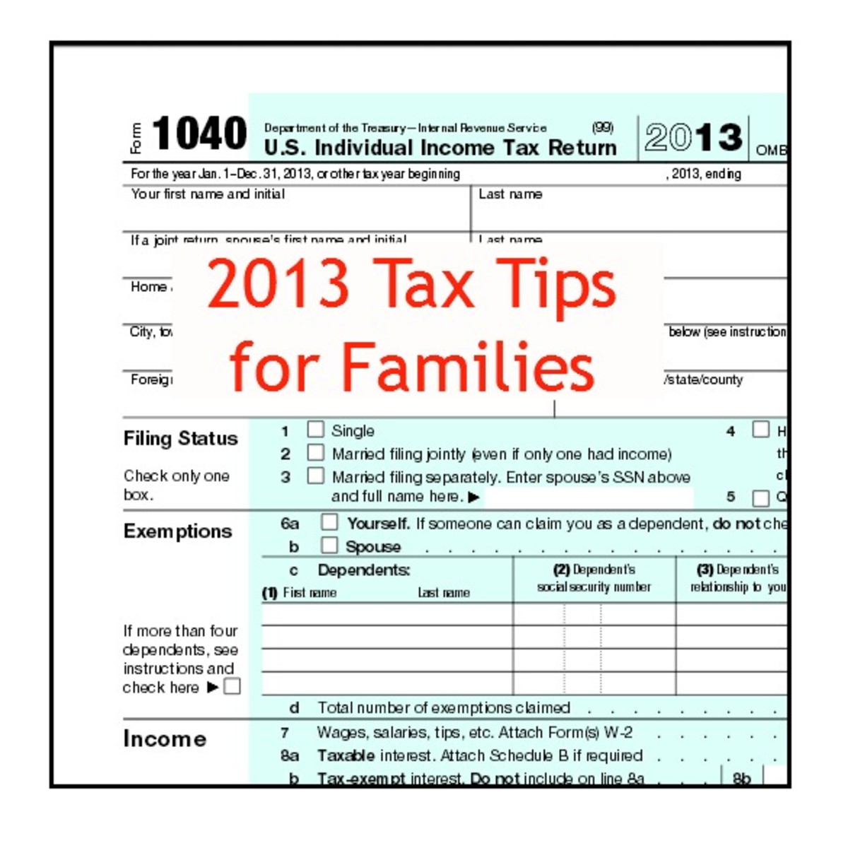 2013 Tax Tips for Families