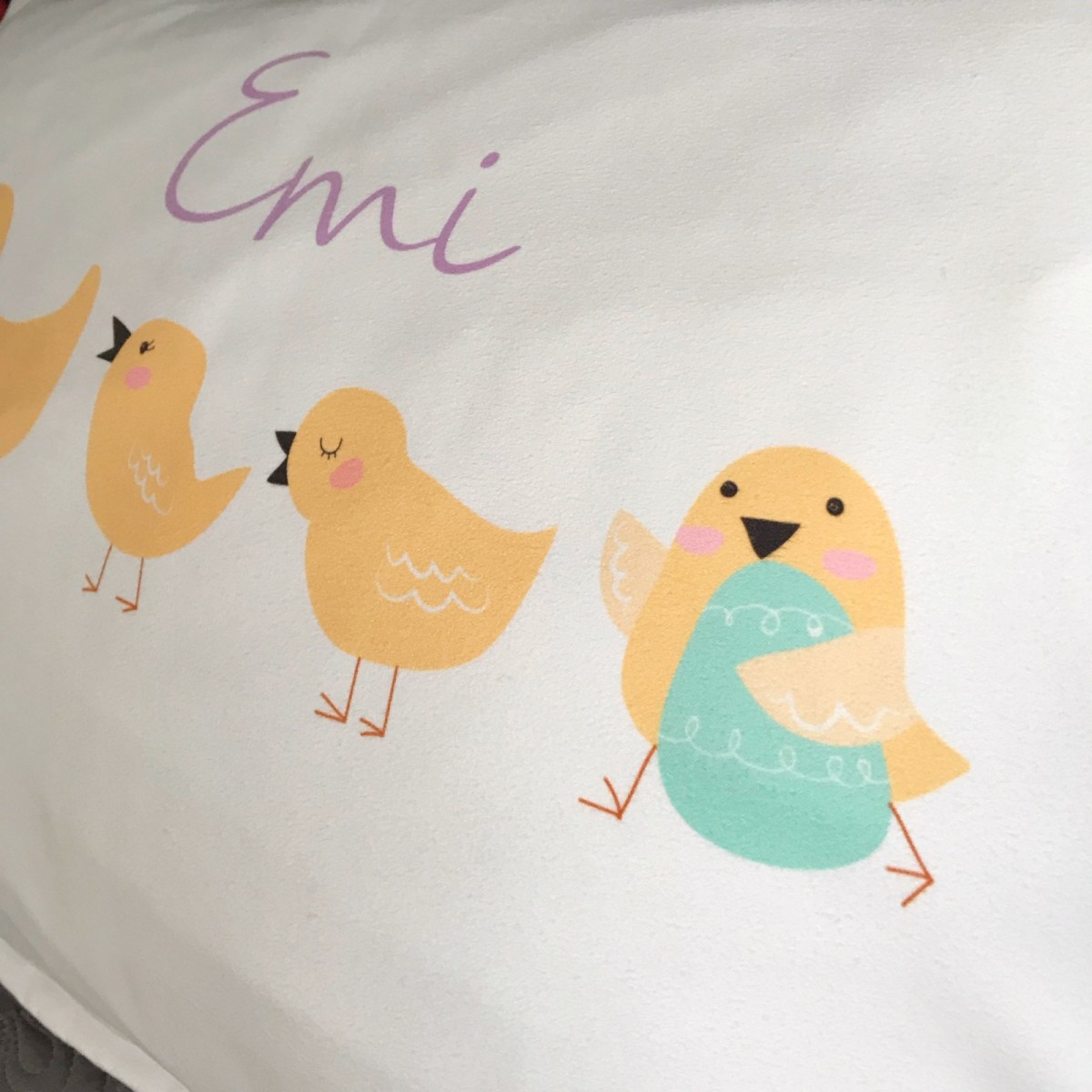 Baby Chicks Personalized Pillowcase Easter Basket Stuffer