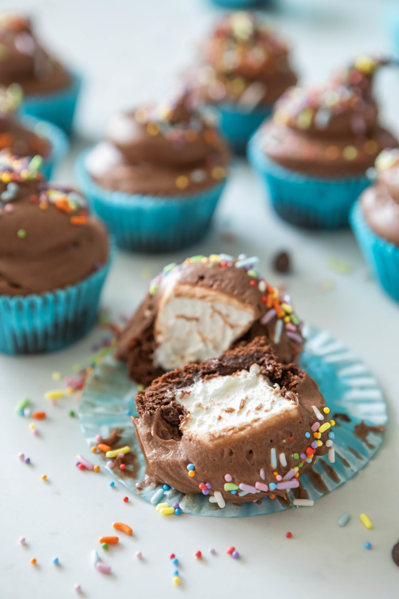 Best Chocolate Marshmallow Buttercream Cupcakes