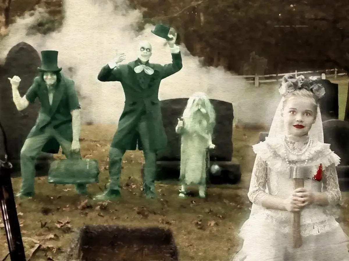 With a bloody bride and a threesome of ghosts, this is a haunting group!